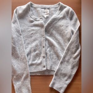 Aerie Gray Button Up Cardigan